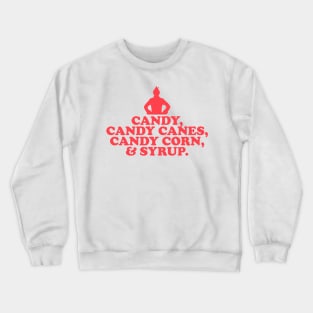 Elf Quote - Food Groups (Red) Crewneck Sweatshirt